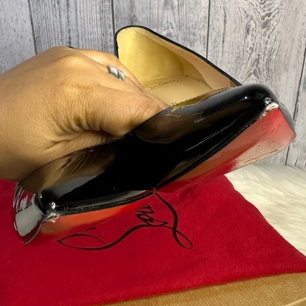 CHRISTIAN LOUBOUTIN kate 85 patent leather heels - Picture 10 of 13